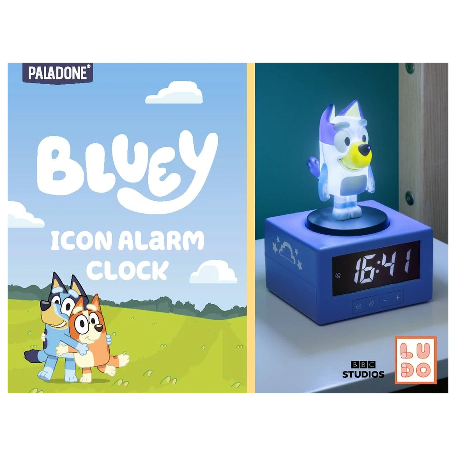 Bluey Icon Wecker Produktfoto