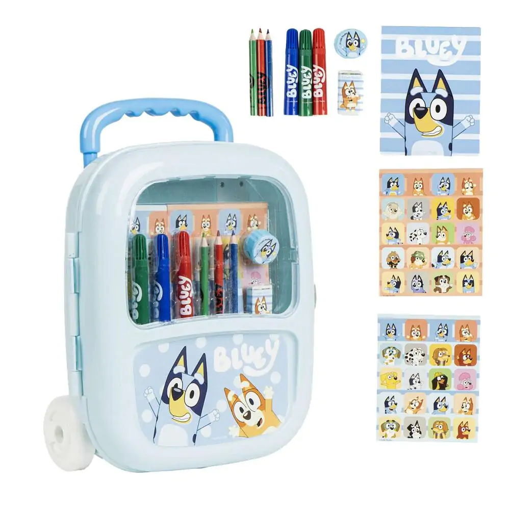 BlueySchreibwaren-Set in Rolltasche Produktfoto