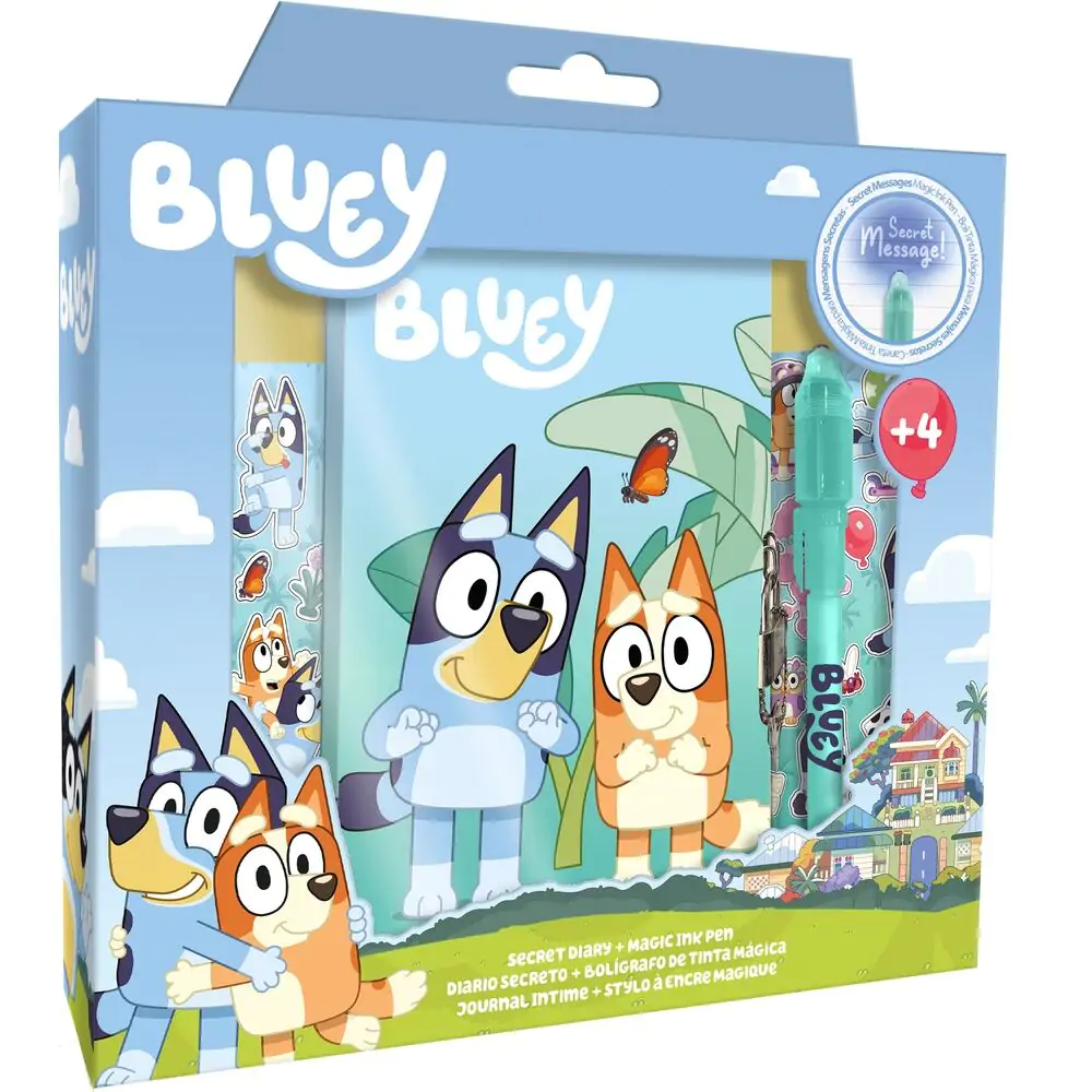 Bluey Notizbuch und Zauberstift-Set Produktfoto