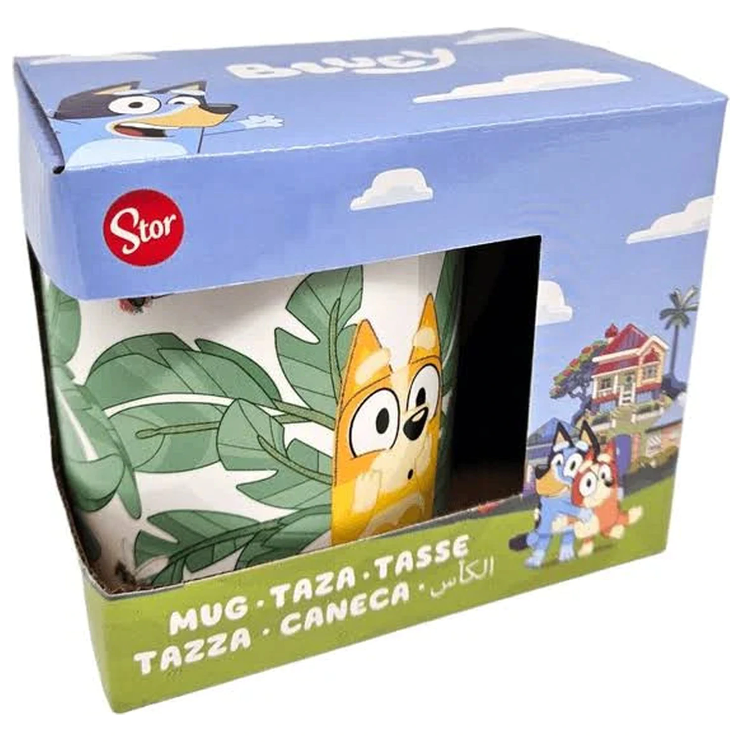 Bluey Blätter Tasse Produktfoto
