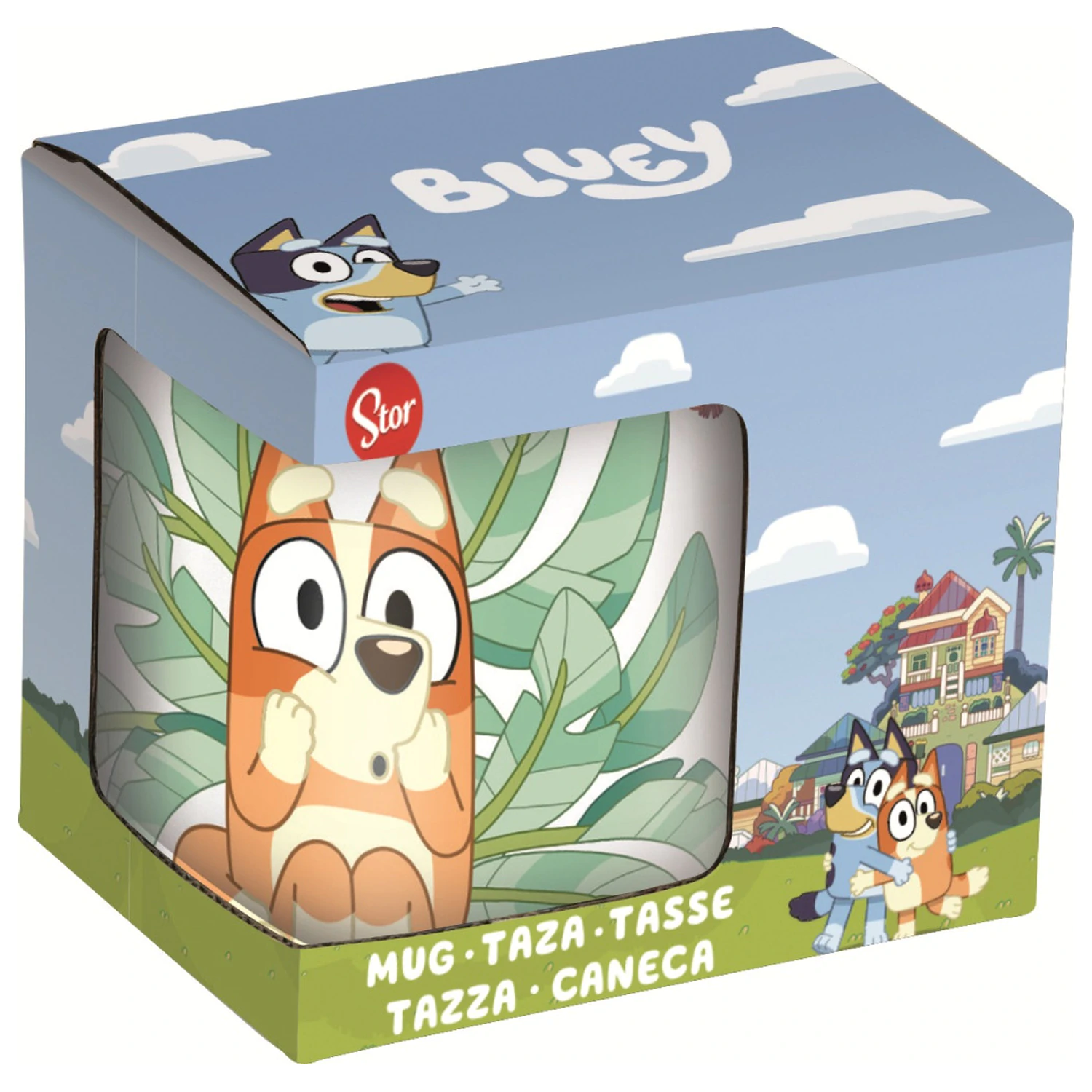 Bluey Blätter Tasse Produktfoto