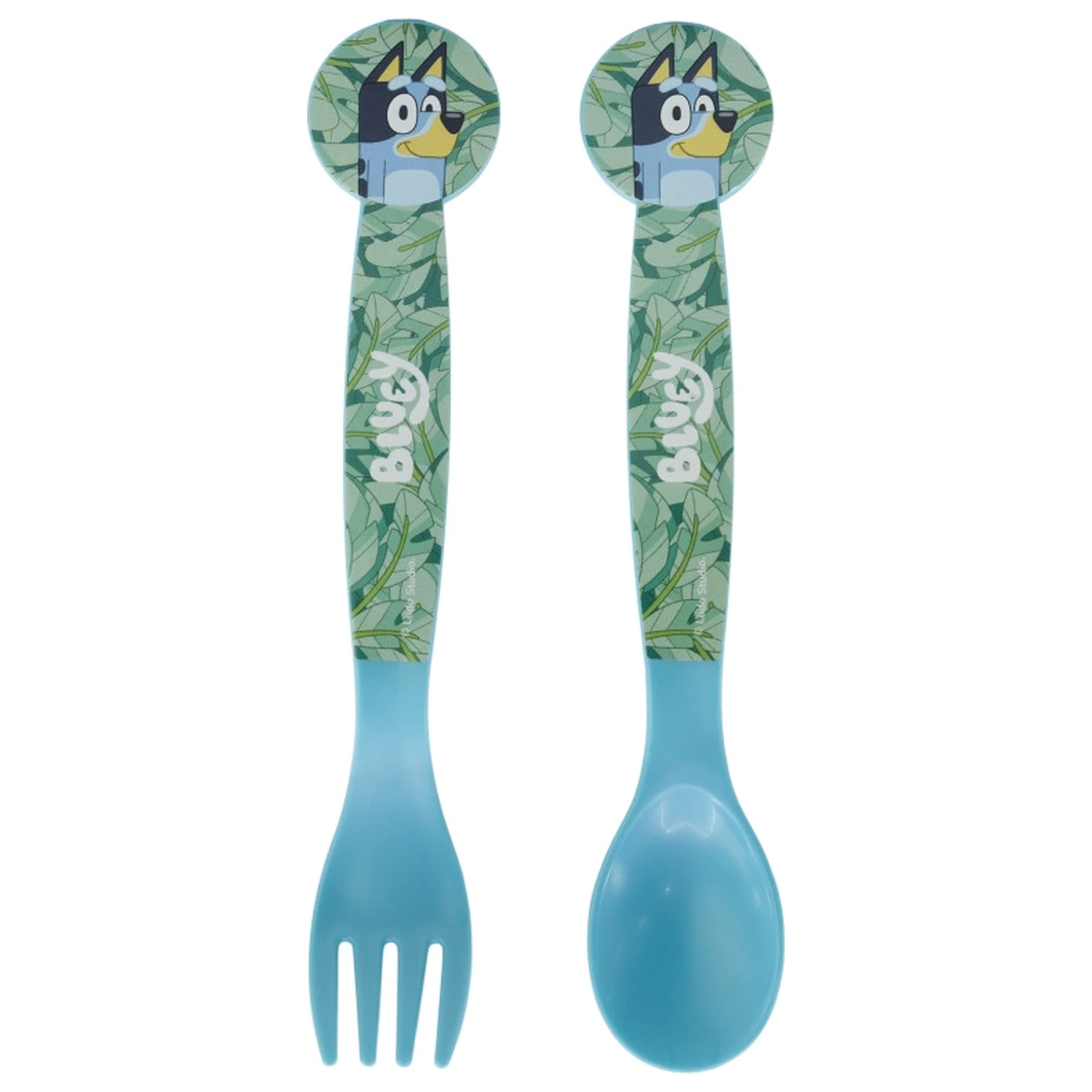 Bluey Leaves Kunststoff Besteck Set - 2 teilig Produktfoto