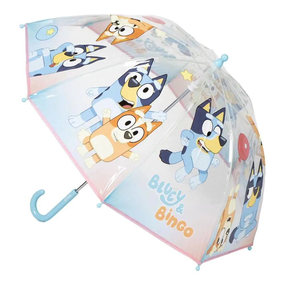 Bluey manueller Regenschirm Produktfoto