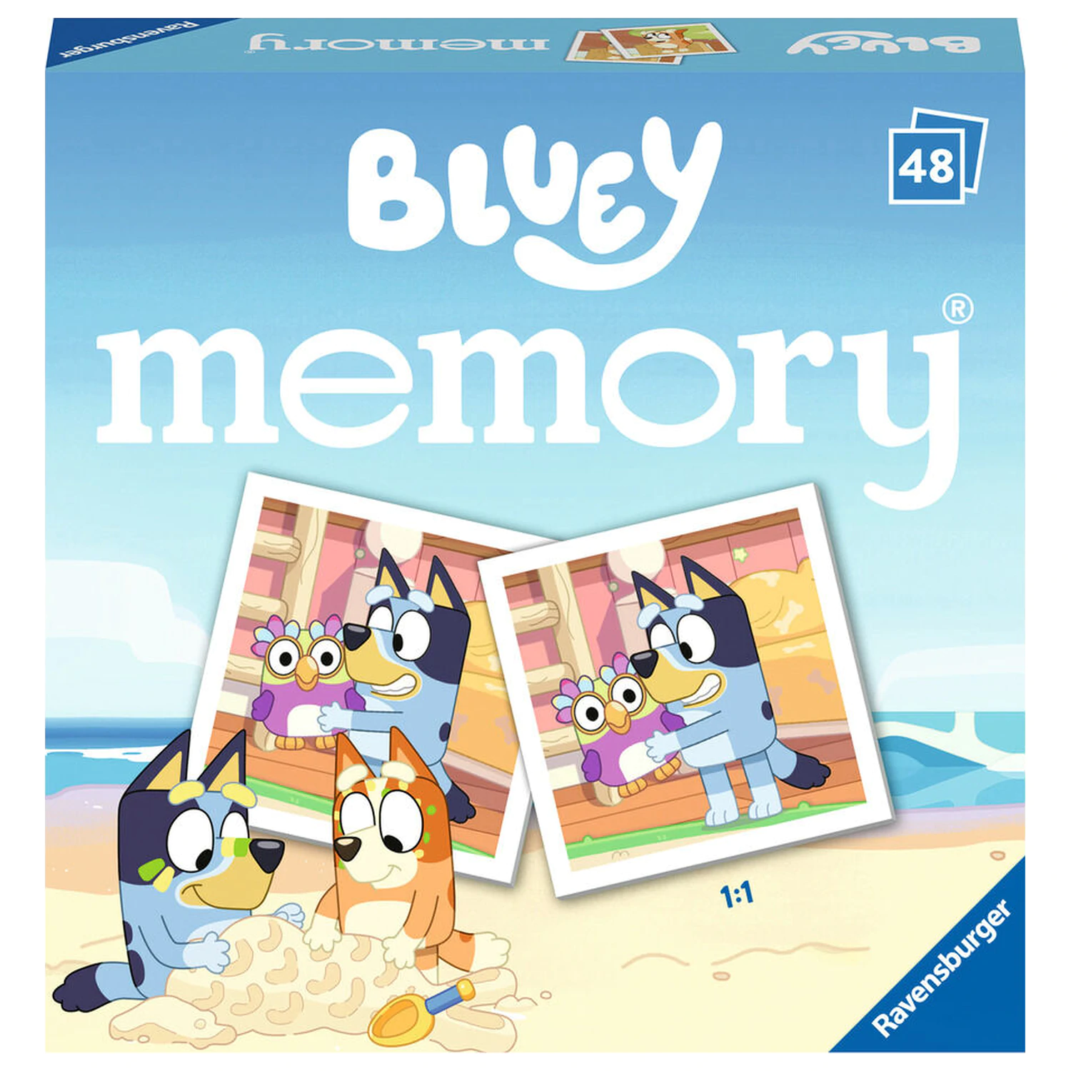 Bluey Taschen-Memory-Spiel Produktfoto