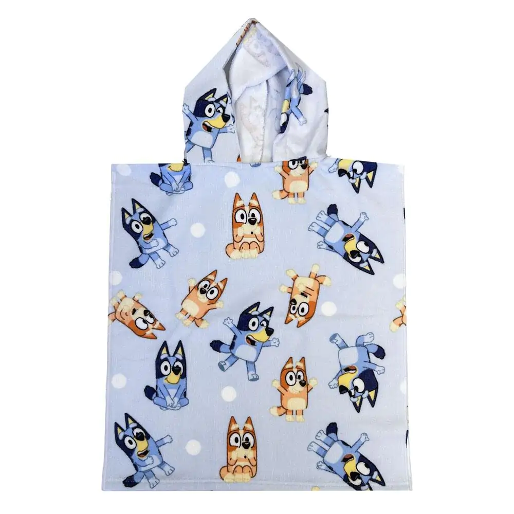 Bluey Microfaser Poncho Strandtuch Produktfoto