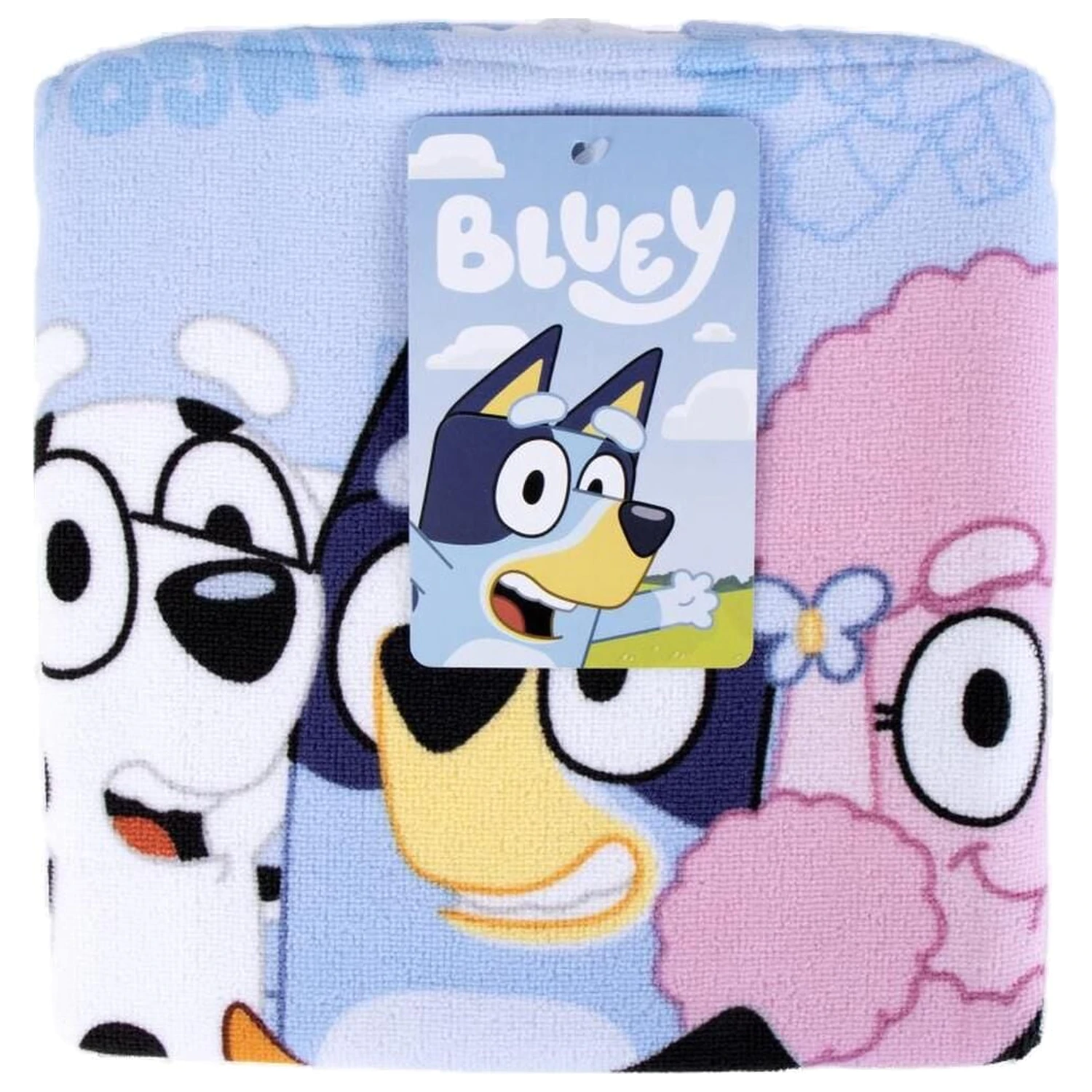 Bluey Mikrofaser-Poncho-Handtuch Produktfoto