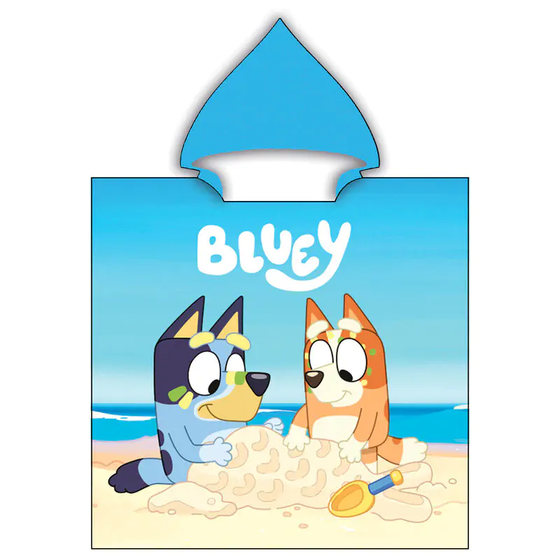 Bluey Microfaser Poncho Handtuch Produktfoto
