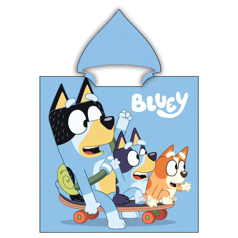 Bluey Microfaser Poncho Handtuch Produktfoto