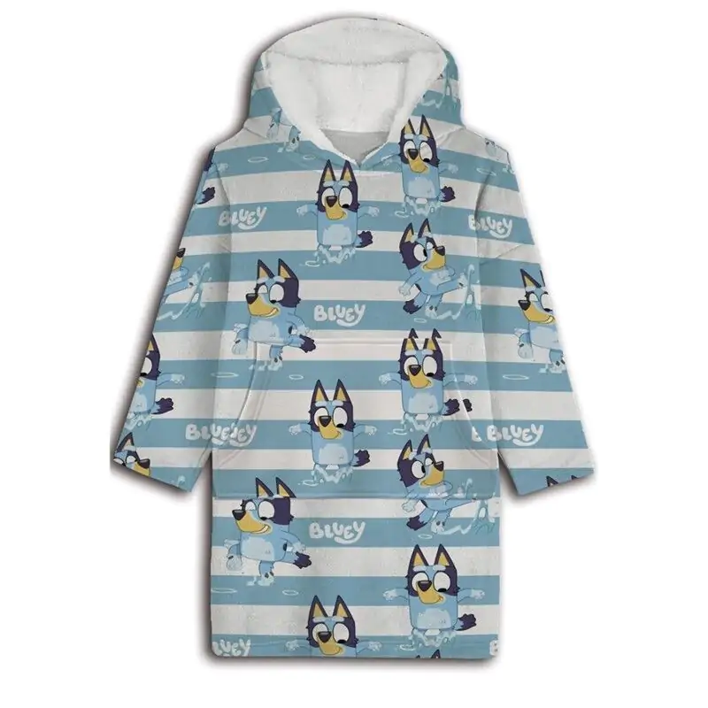 Bluey Oversize-Sweatshirt-Mantel Kinder Koralle Produktfoto