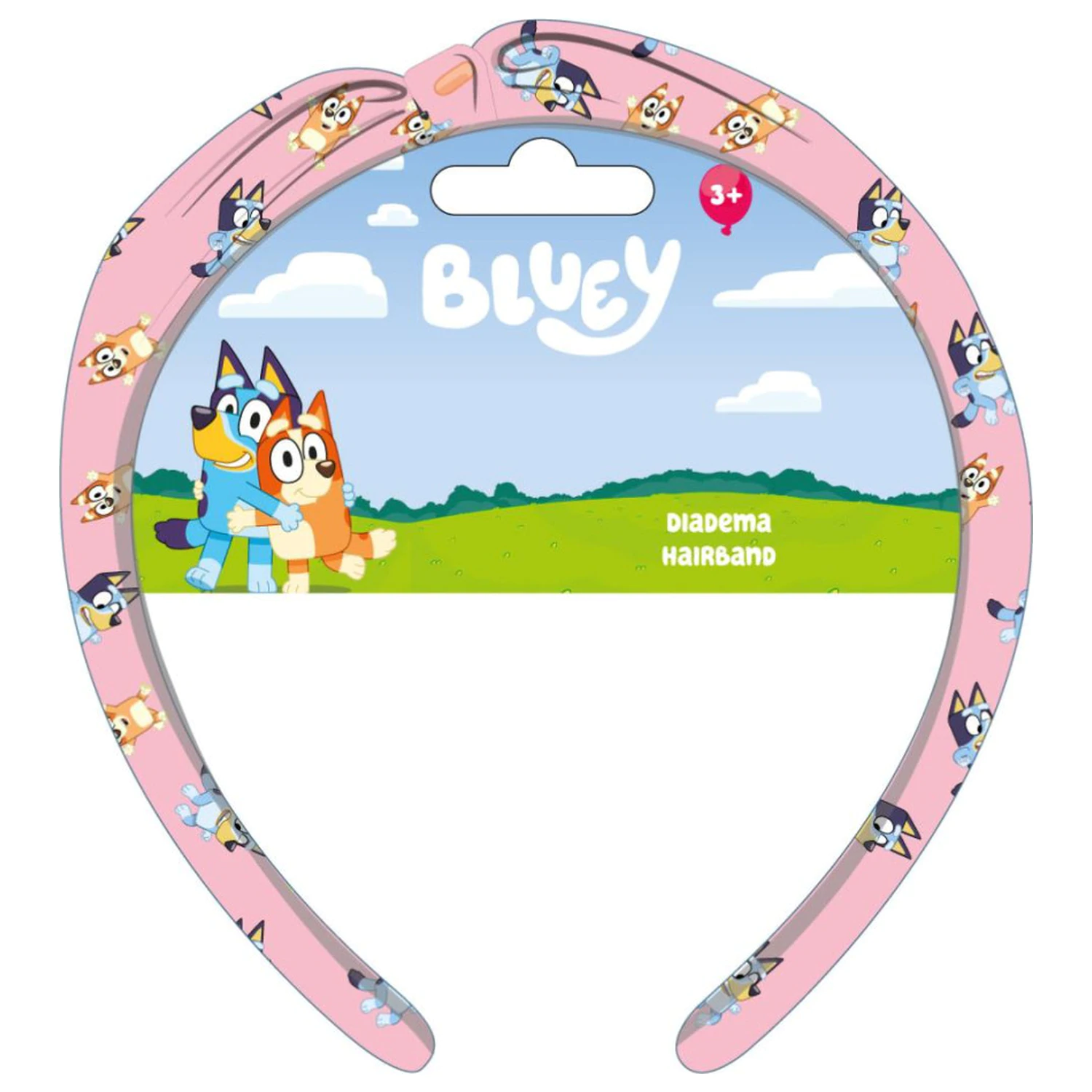 Bluey Pink Haarband Produktfoto