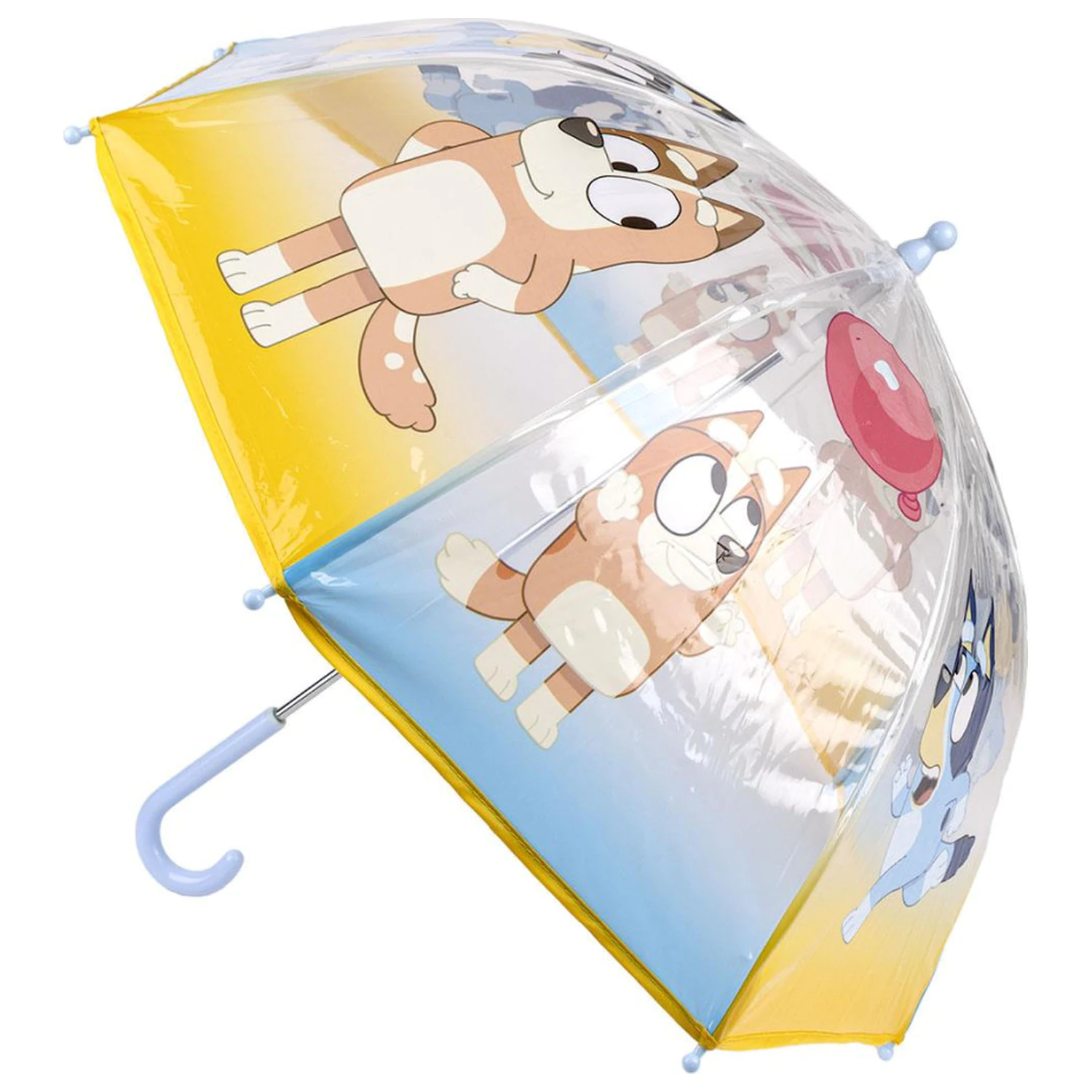 Bluey Spiel Kinder Transparenter Regenschirm Ø71 cm Produktfoto