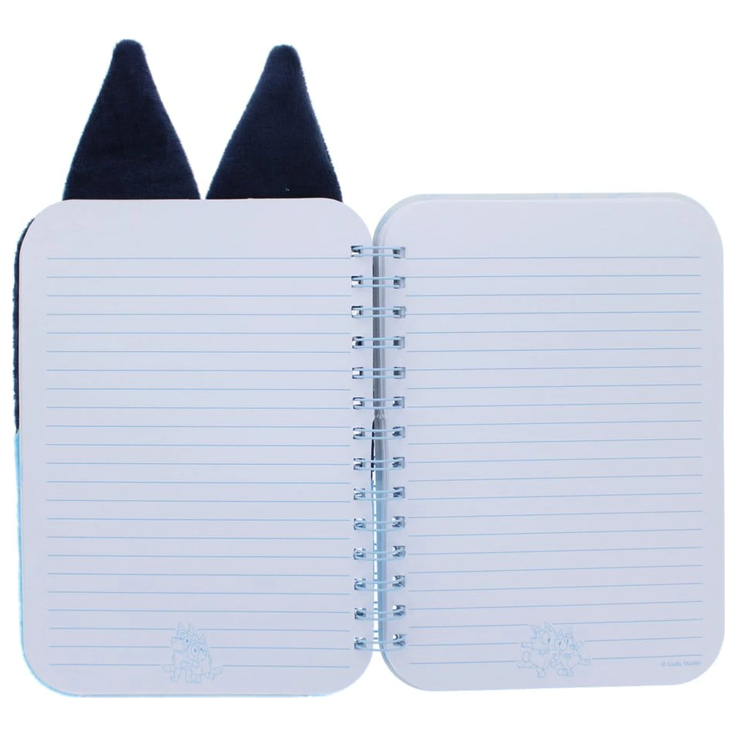 Bluey Plüsch Notizbuch Blau Produktfoto