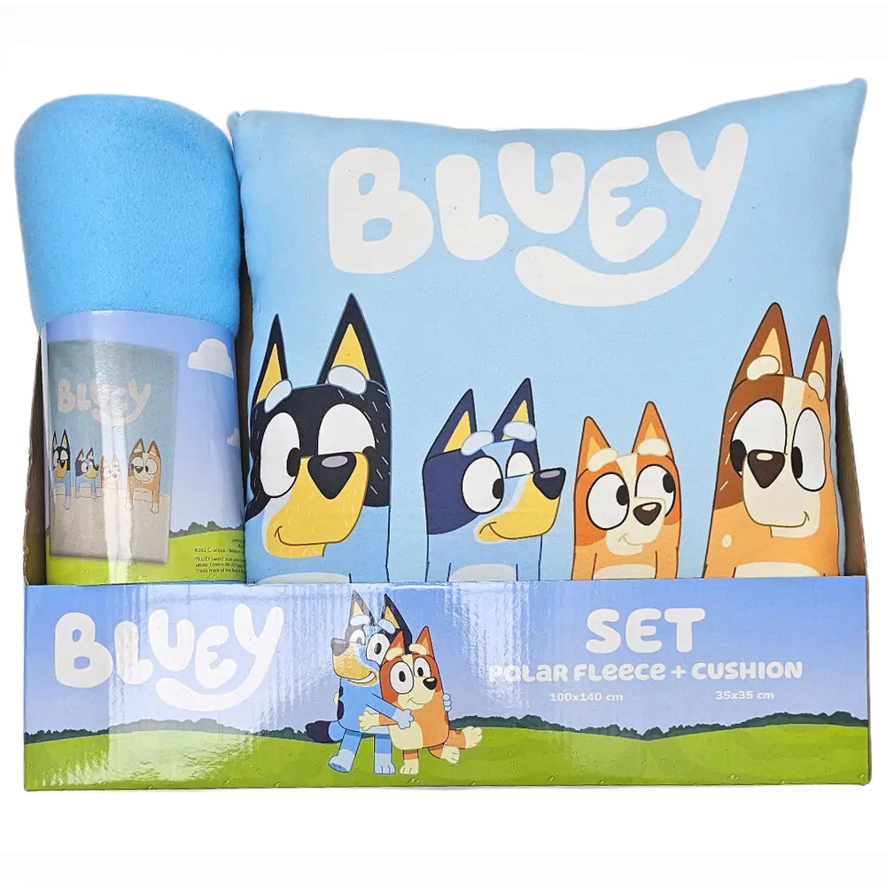 Bluey Polardecke + Kissen set termékfotó