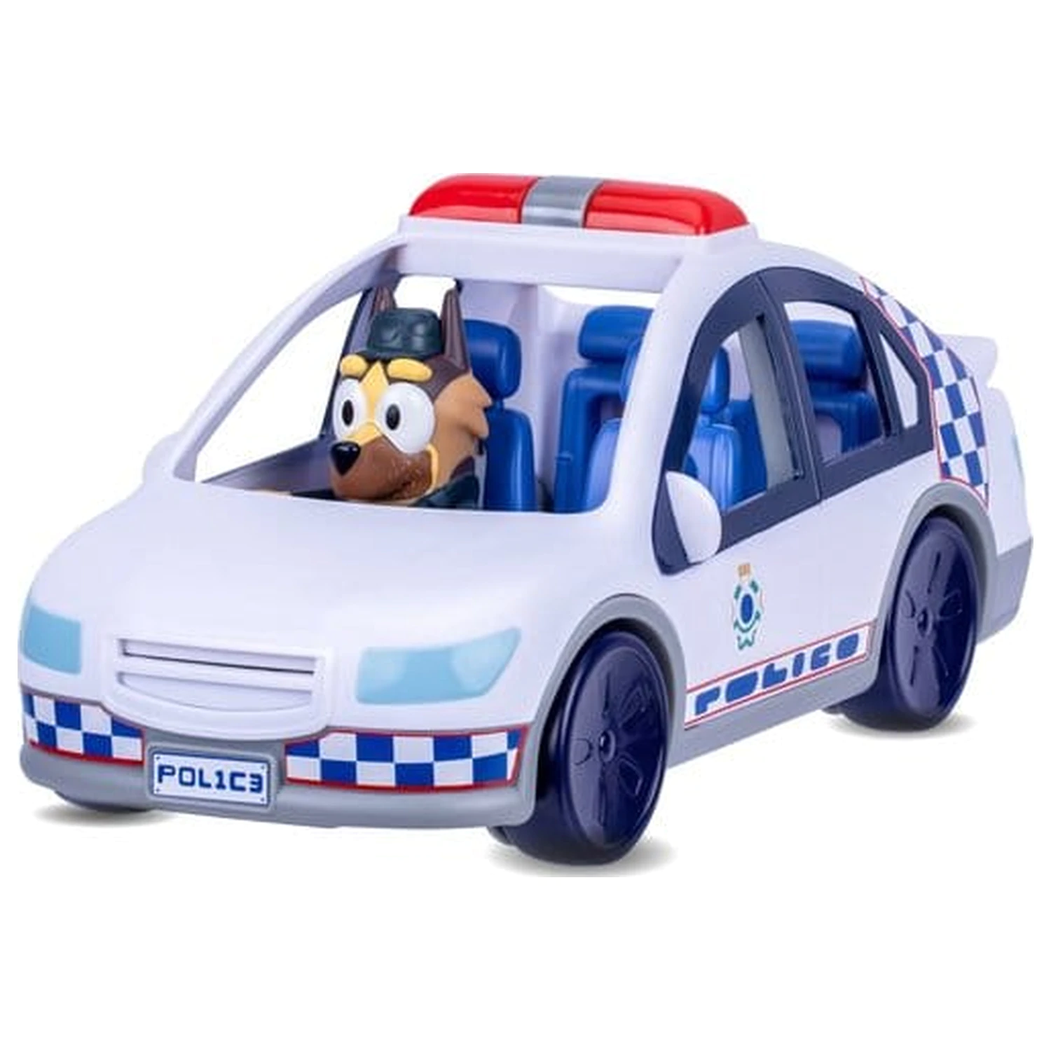 Bluey Fahrzeug Polizeiauto Produktfoto