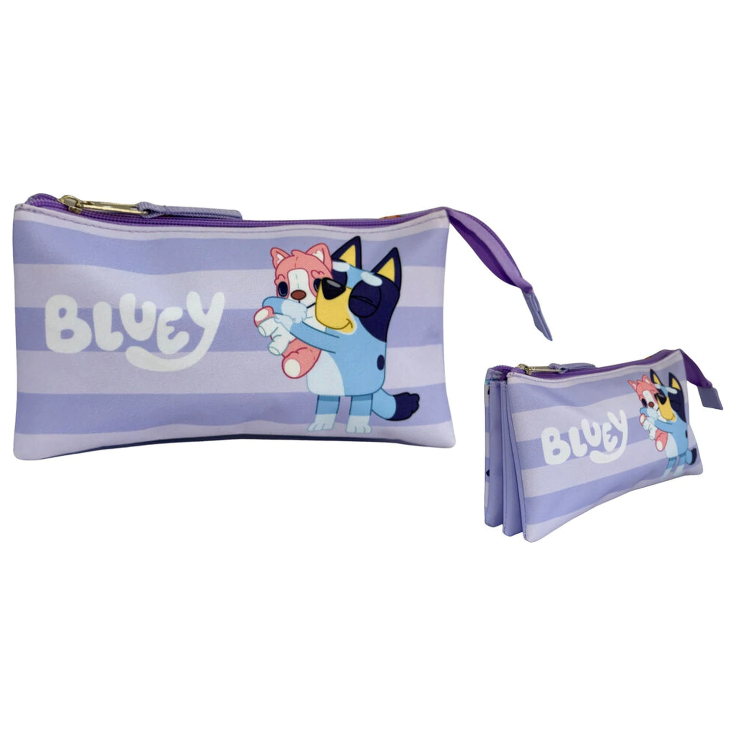 Bluey Puppy dreifach Federmäppchen Produktfoto
