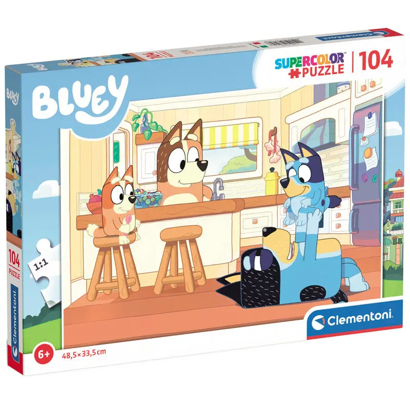 Bluey Puzzle 104St Produktfoto