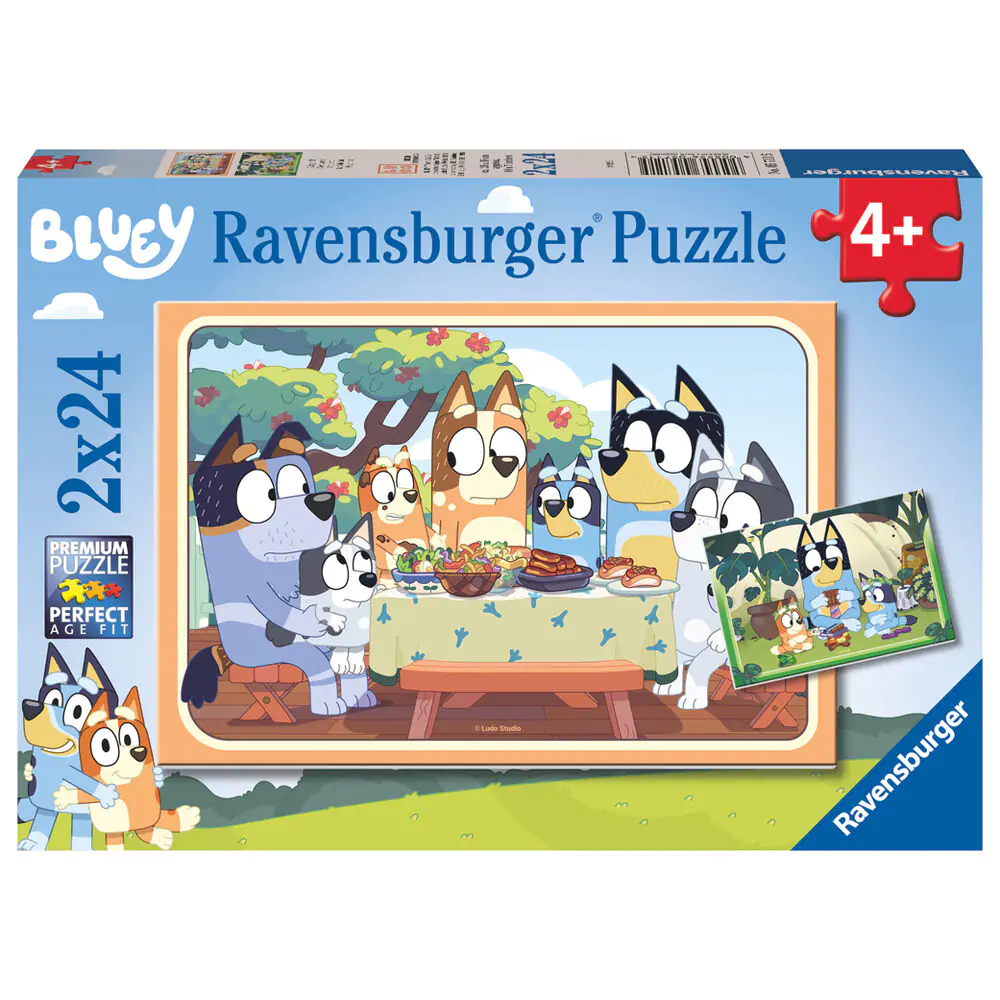 Bluey Puzzle 2x24-teilig Produktfoto