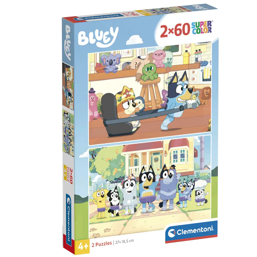 Bluey Puzzle 2x60St Produktfoto