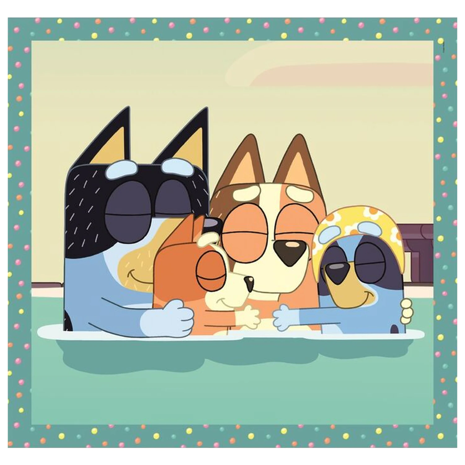 Bluey Puzzle 3x48 Teile Produktfoto