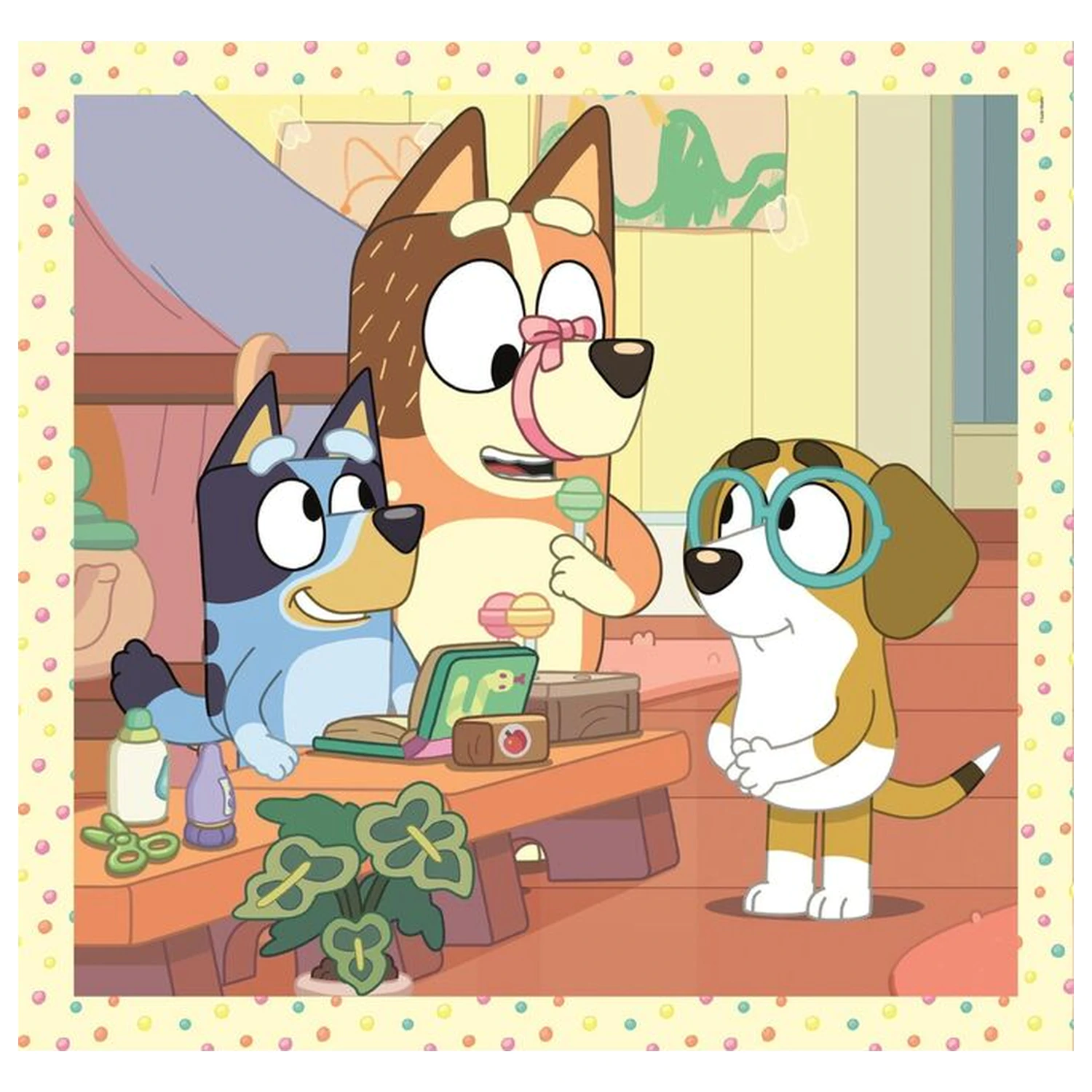 Bluey Puzzle 3x48 Teile Produktfoto