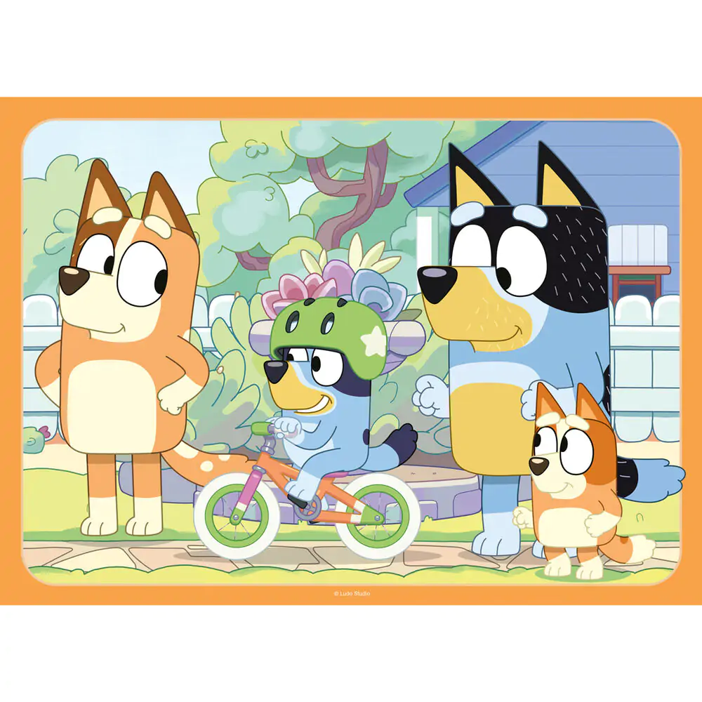 Bluey Puzzle 4x42St Produktfoto