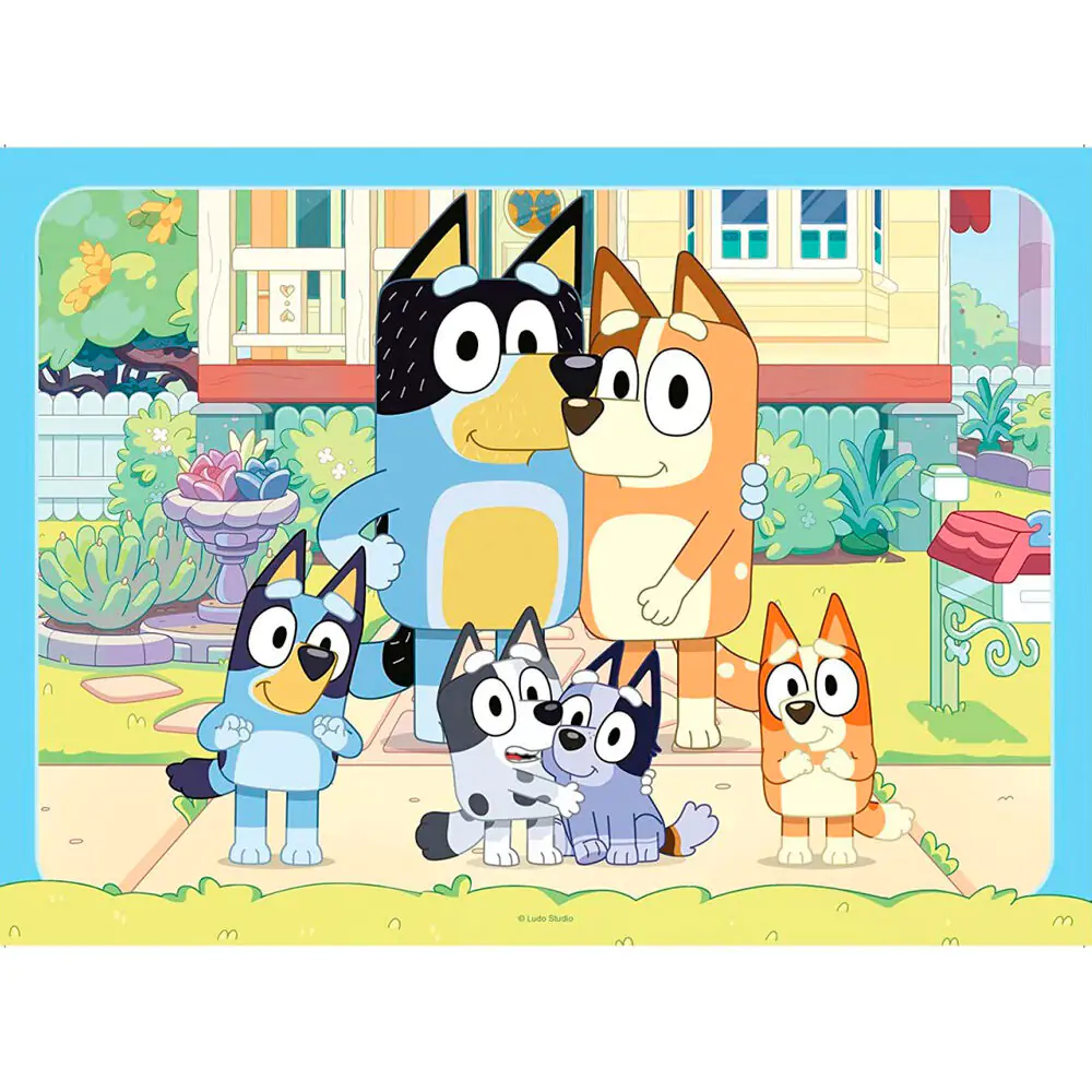 Bluey Puzzle 4x42St Produktfoto