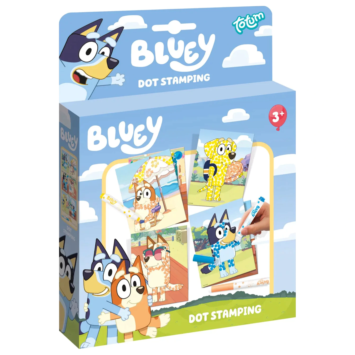 Bluey Rest Point Stempel Kreativset Produktfoto