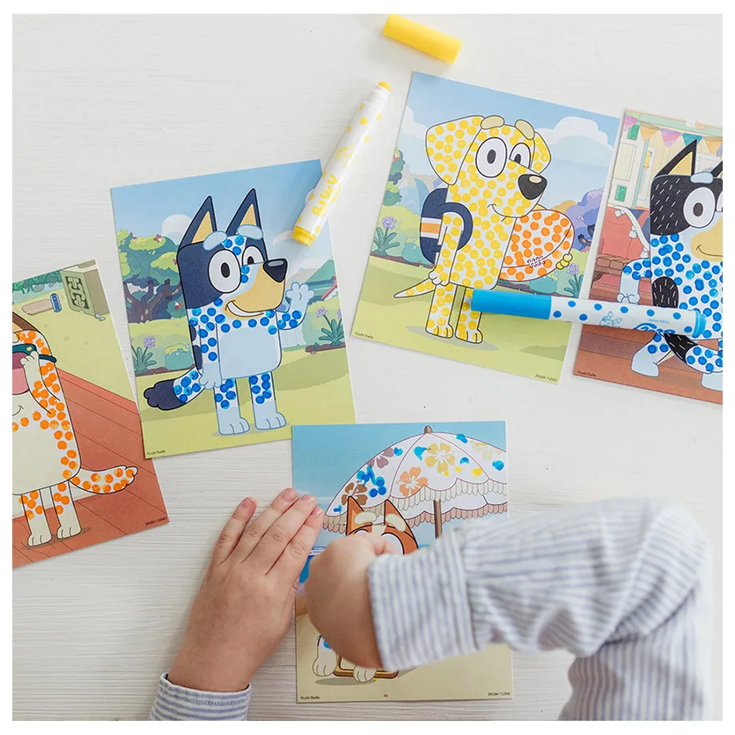 Bluey Rest Point Stempel Kreativset Produktfoto