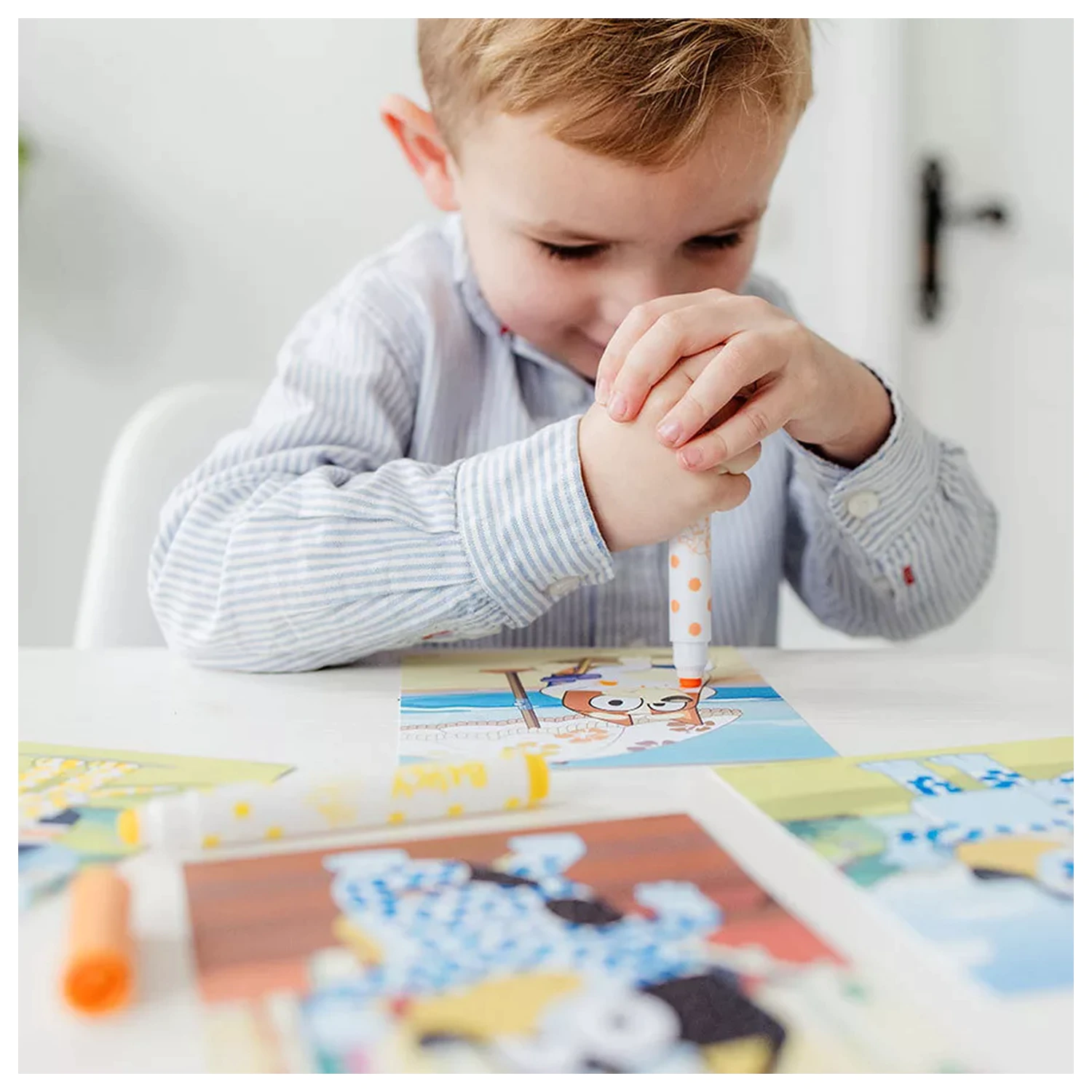 Bluey Rest Point Stempel Kreativset Produktfoto