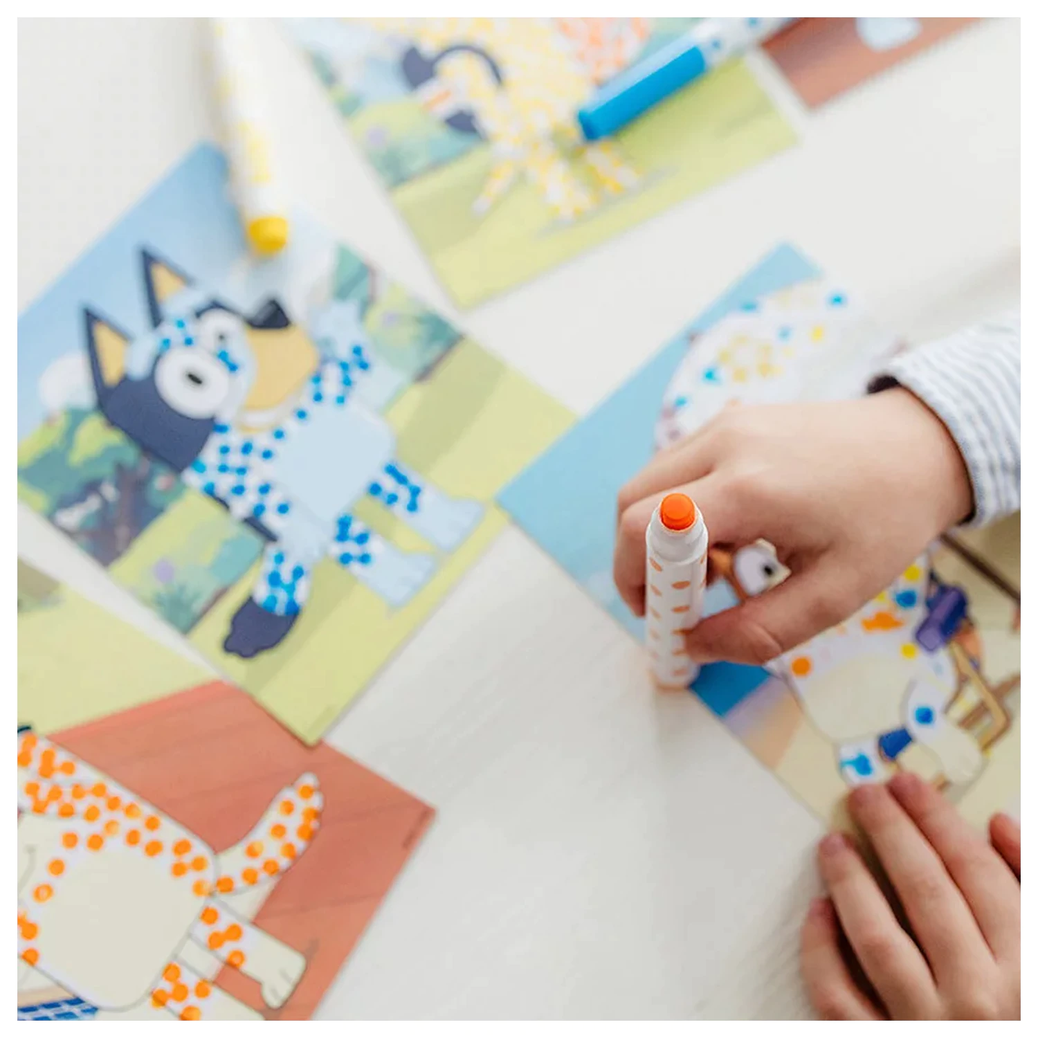 Bluey Rest Point Stempel Kreativset Produktfoto