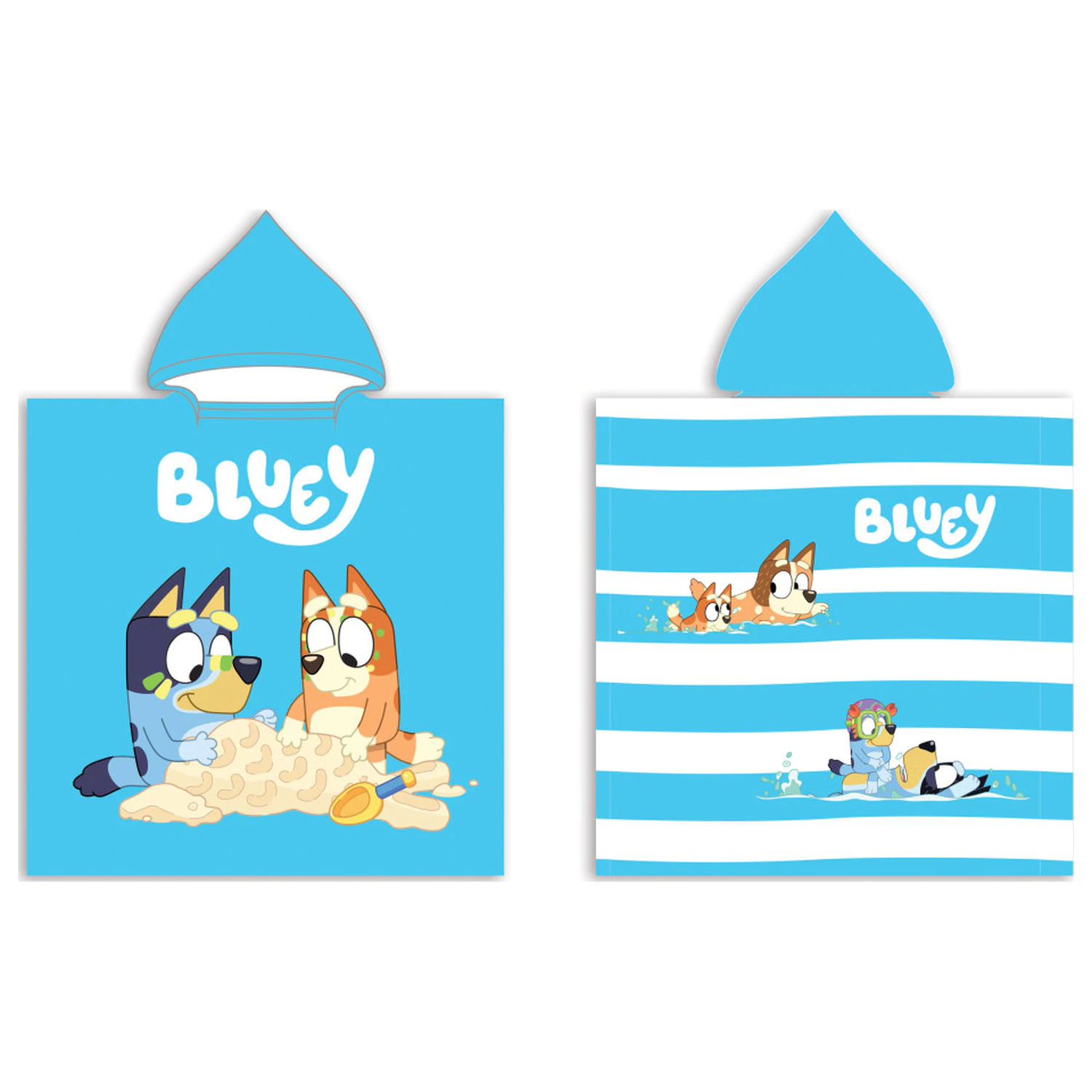 Bluey Sandy Fun Strandtuch Poncho 50x100 cm Produktfoto