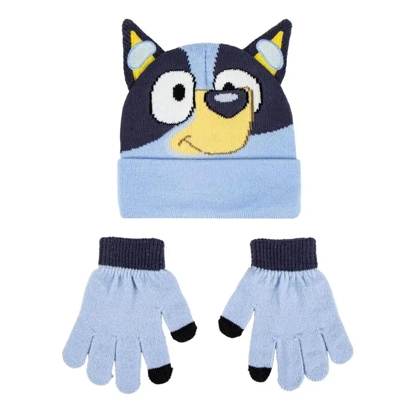 Bluey Mütze und Handschuhe Set Produktfoto