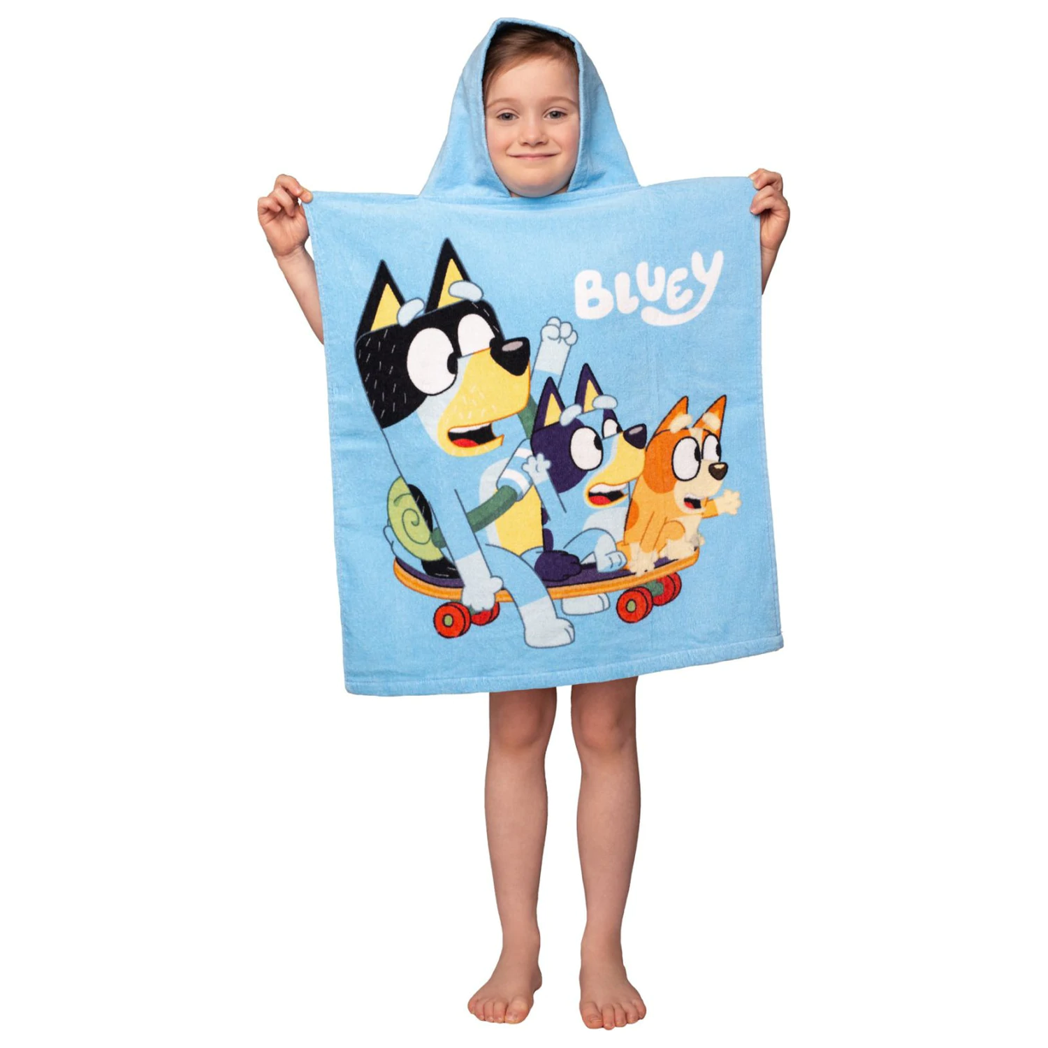 Bluey Skate Strandtuch Poncho Produktfoto