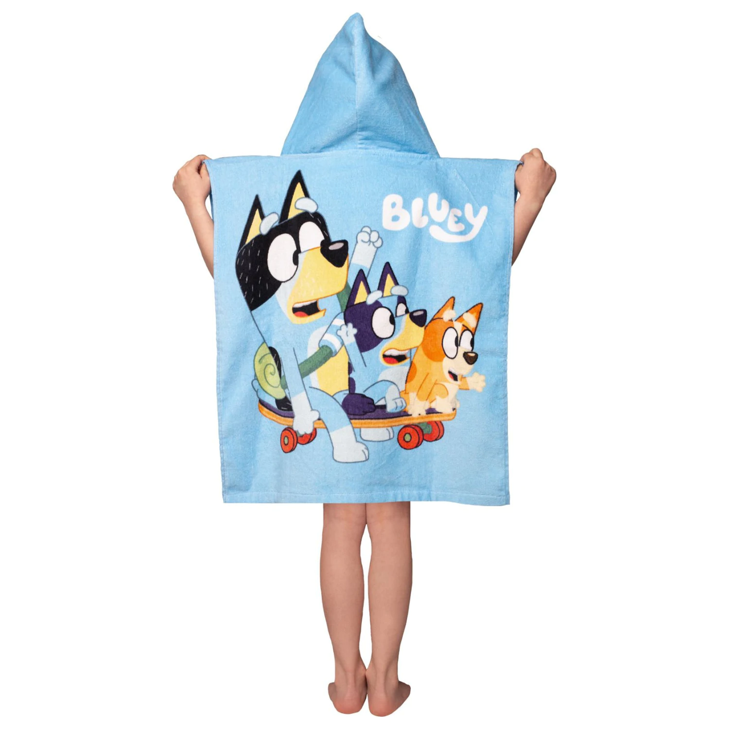 Bluey Skate Strandtuch Poncho Produktfoto