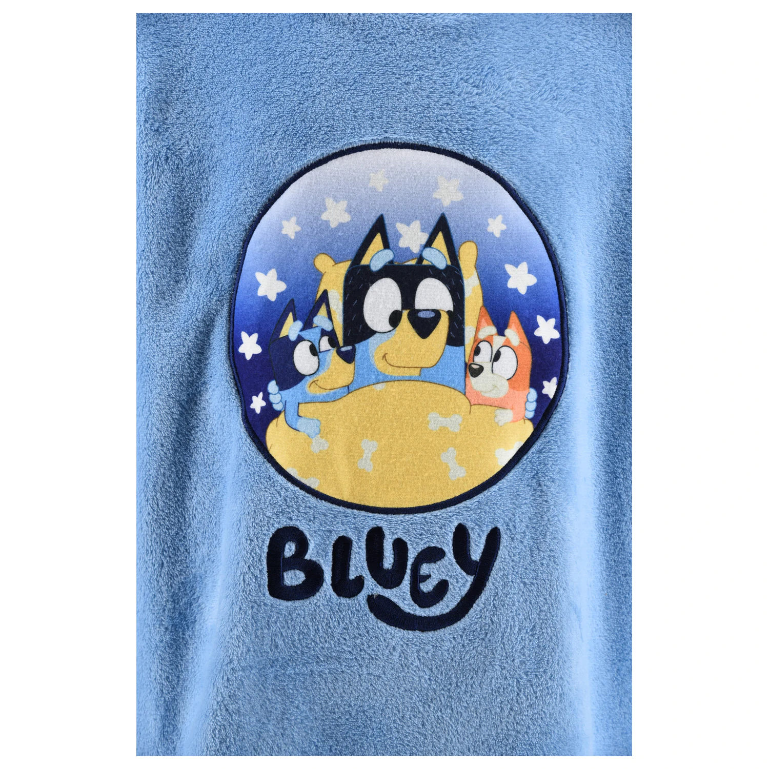 Bluey Stars tragbare Plüsch-Fleece-Decke, Poncho 3/5 Jahre Produktfoto