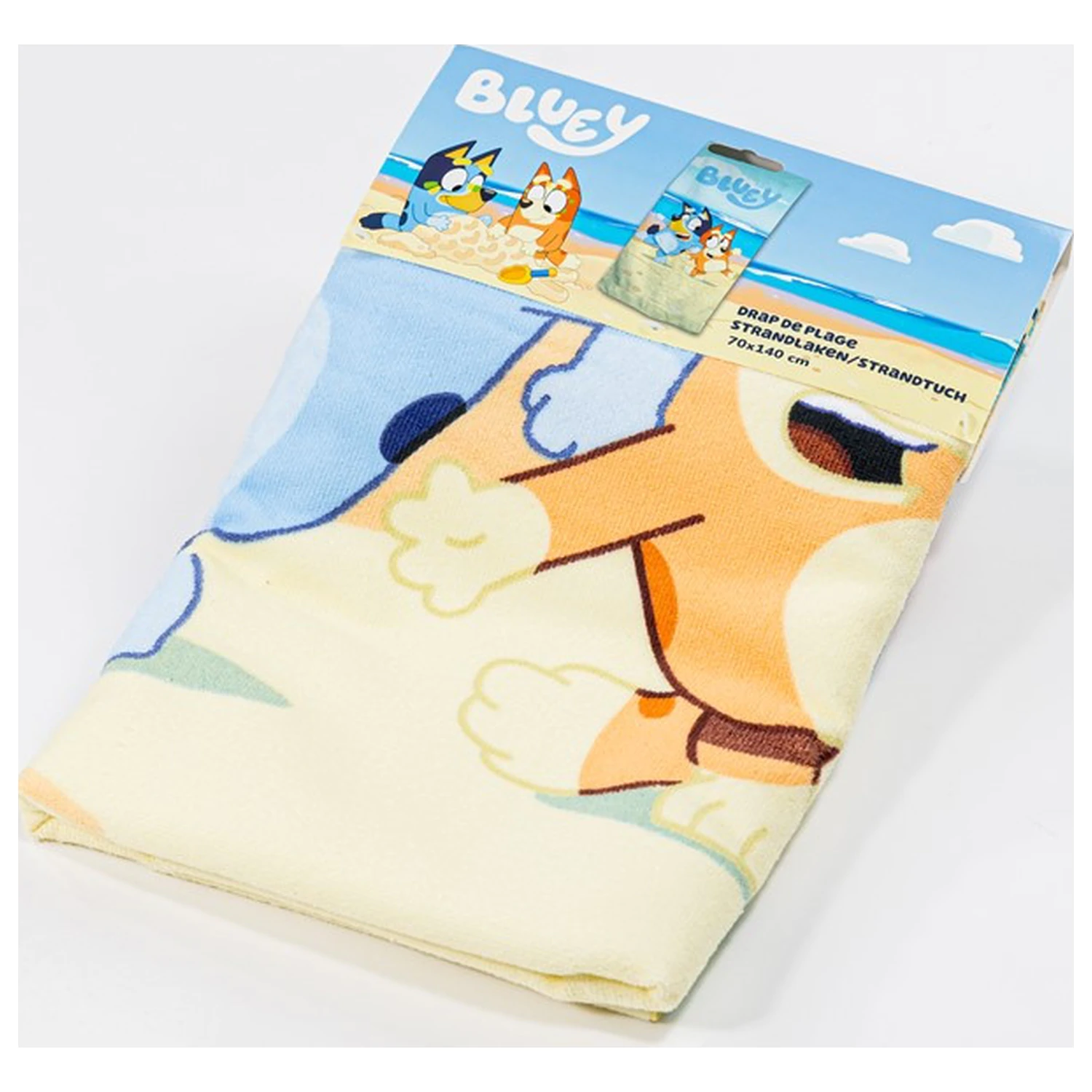 Bluey Sunny Strandtuch 70x140cm Produktfoto