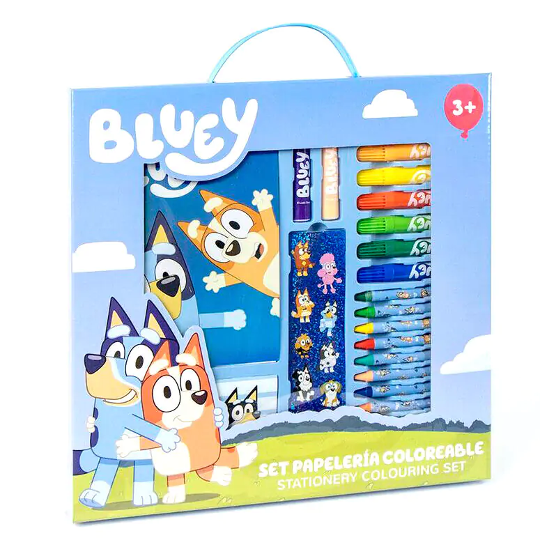 Bluey Schreibwaren-set zum Ausmalen Produktfoto