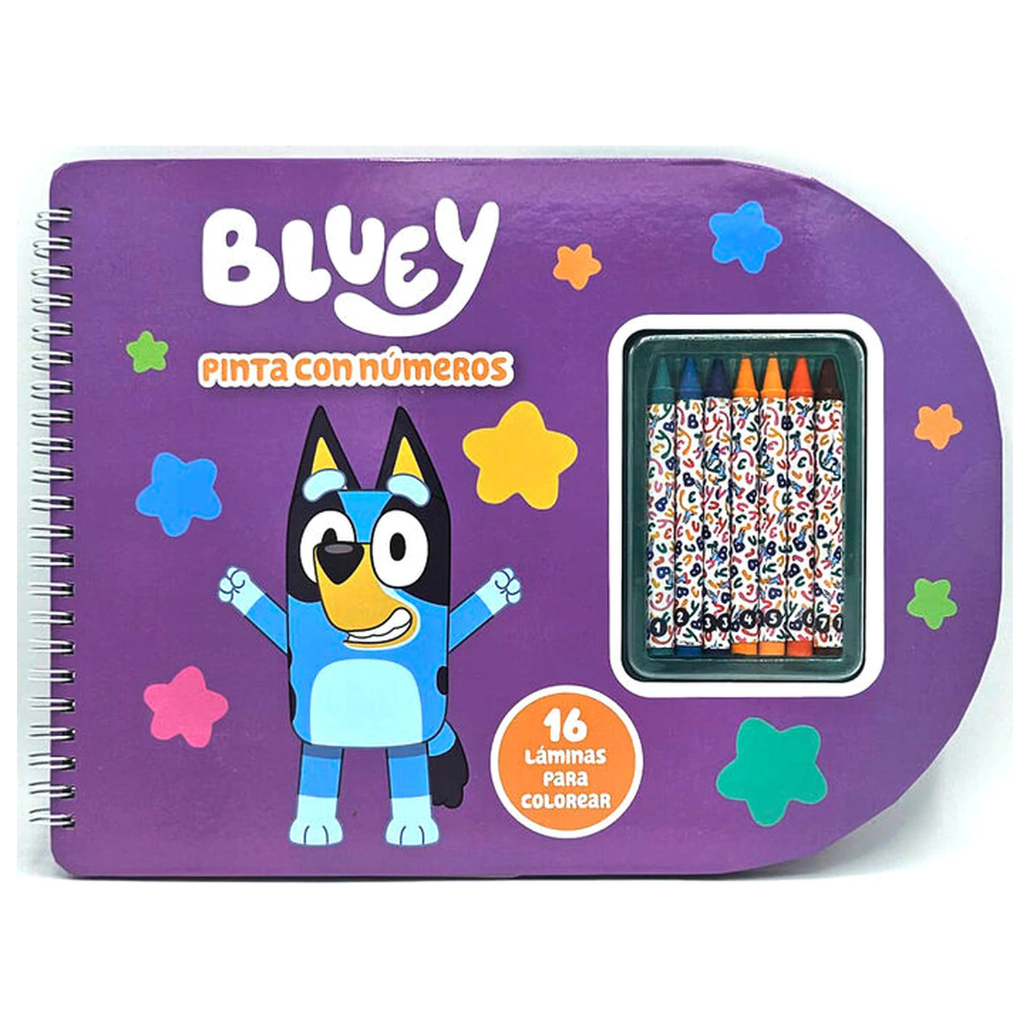 Bluey Malen nach Zahlen Notizbuch Produktfoto