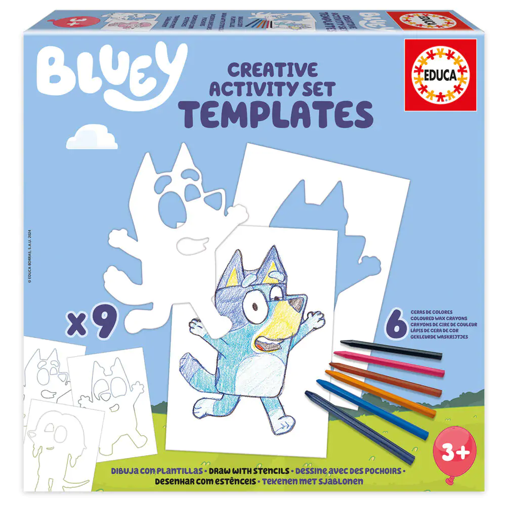 Bluey Creative Activityset Templates termékfotó