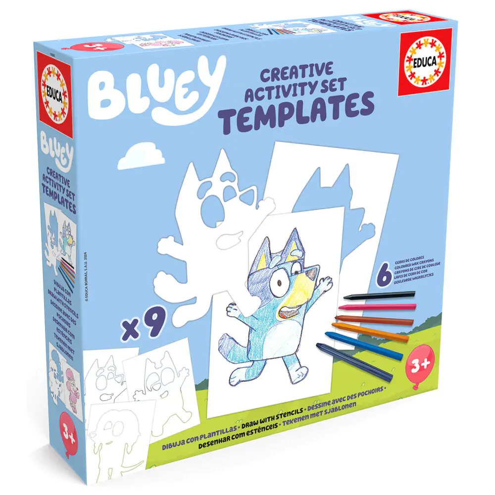 Bluey Creative Activityset Templates termékfotó