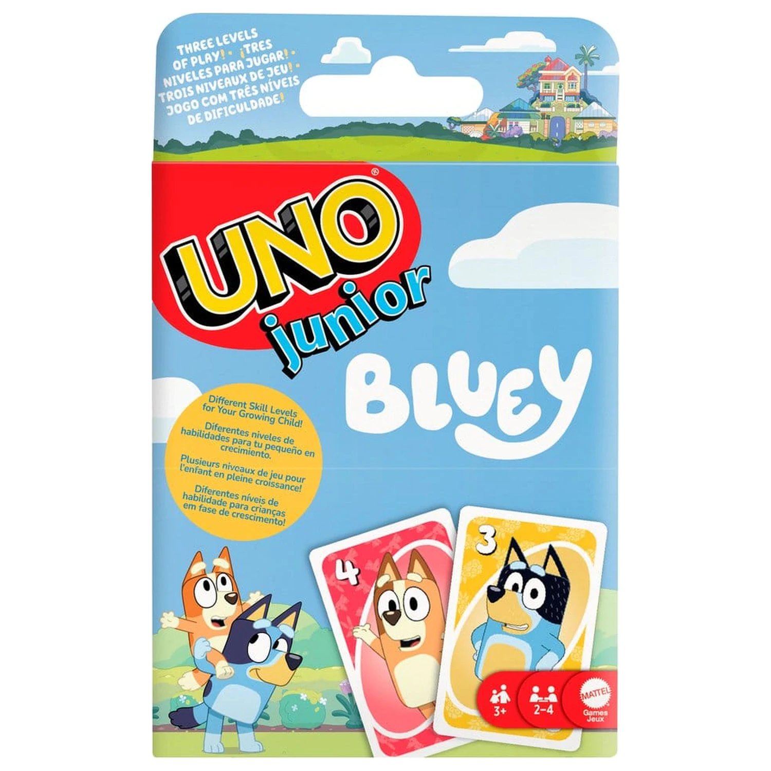 Bluey UNO Junior Kartenspiel Produktfoto