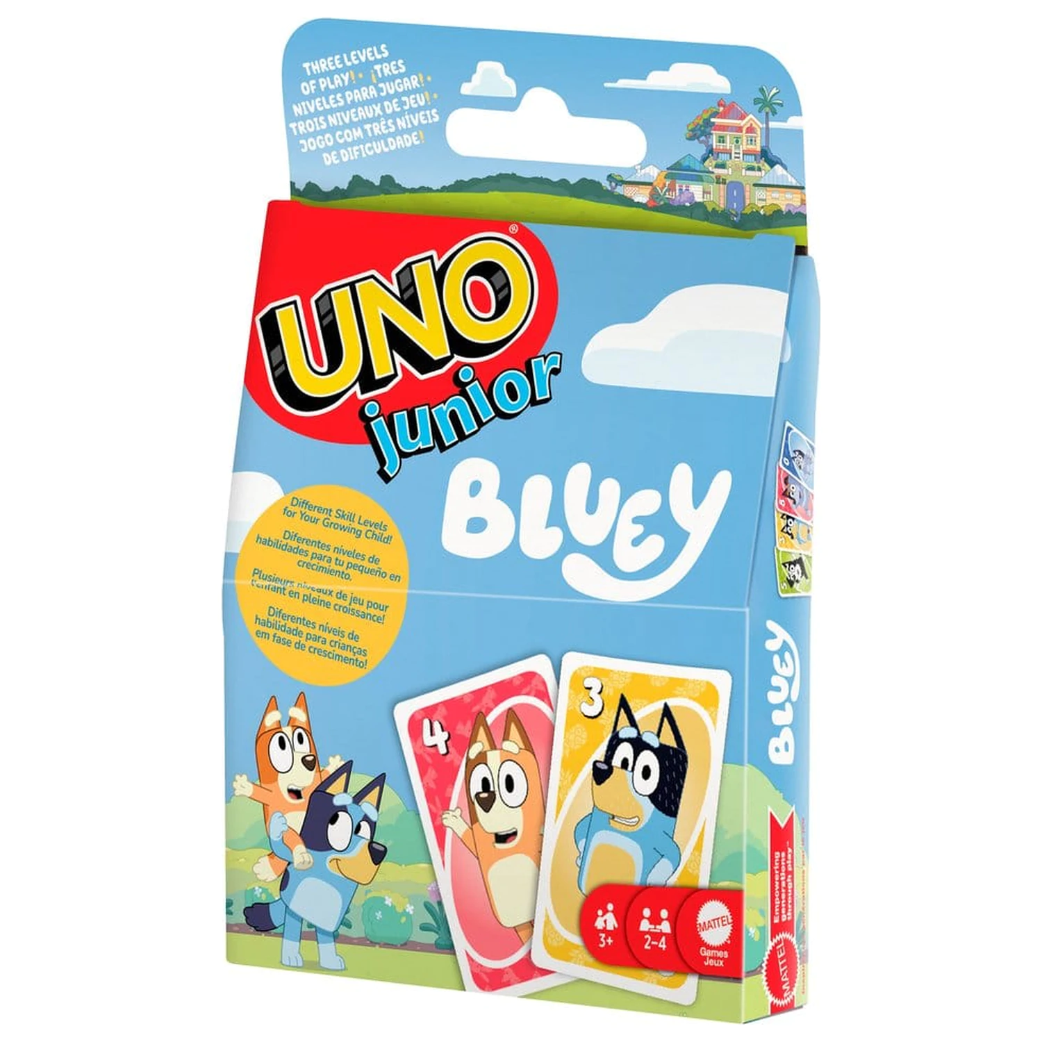 Bluey UNO Junior Kartenspiel Produktfoto