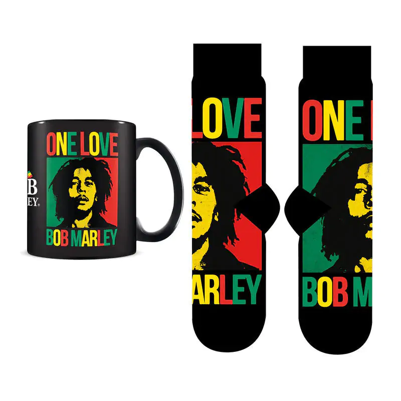 Bob Marley Tasse und Sockenset Produktfoto