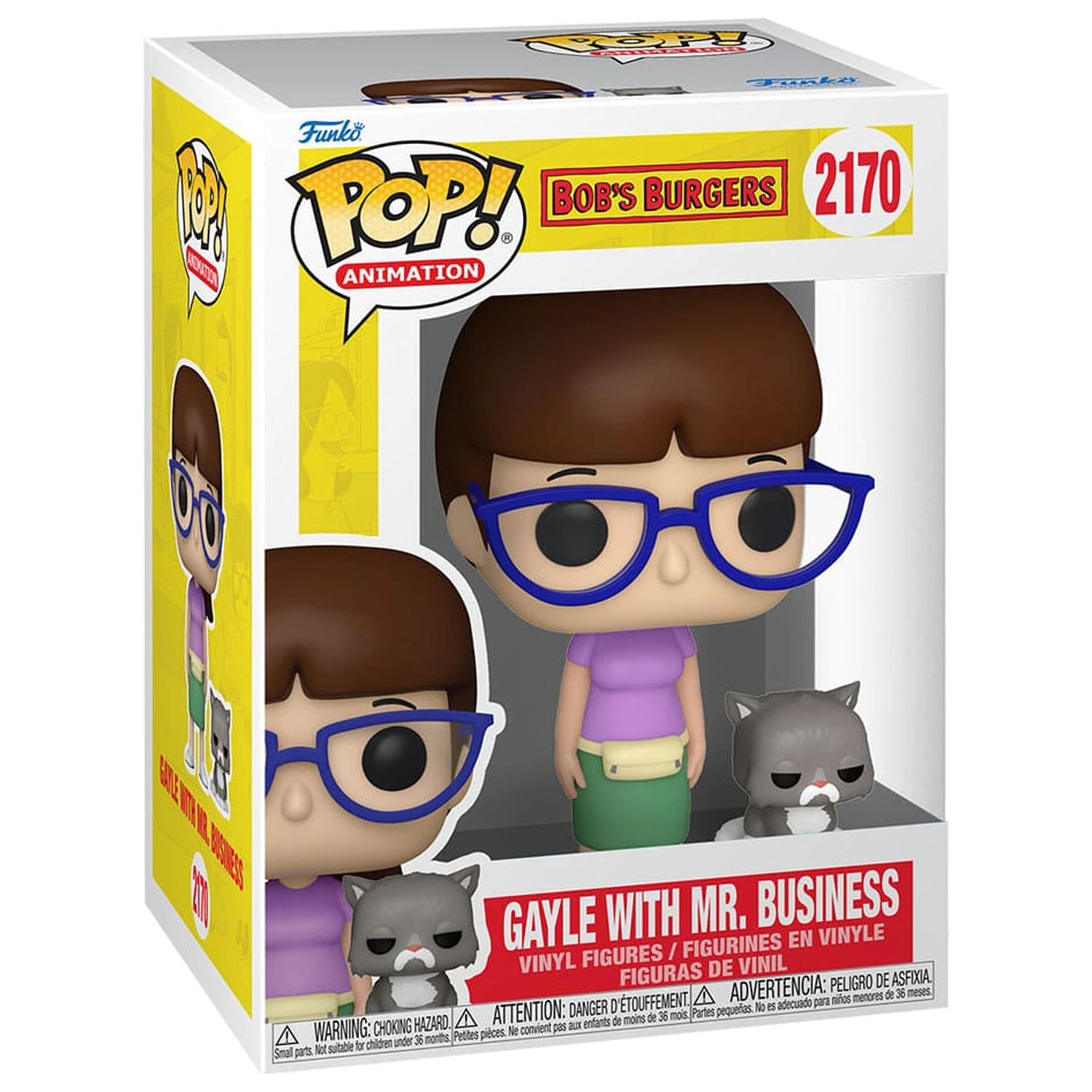 Bob's Burgers Funko POP!&Buddy TV Vinyl Figur Gayle mit Mr. Business 9 cm Produktfoto