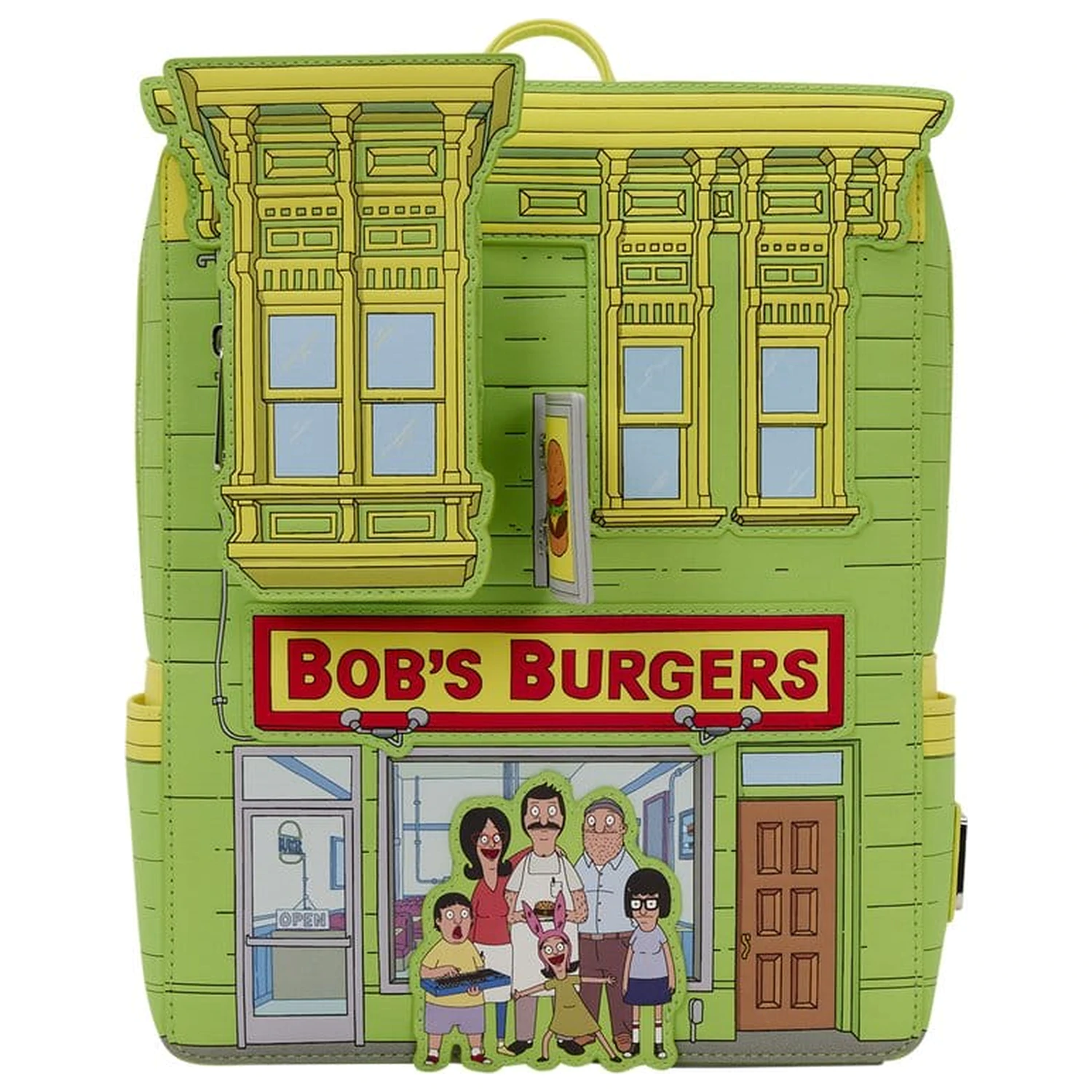 Bob's Burgers by Loungefly Crossbody Tasche mit Münzbeutel Restaurant Produktfoto