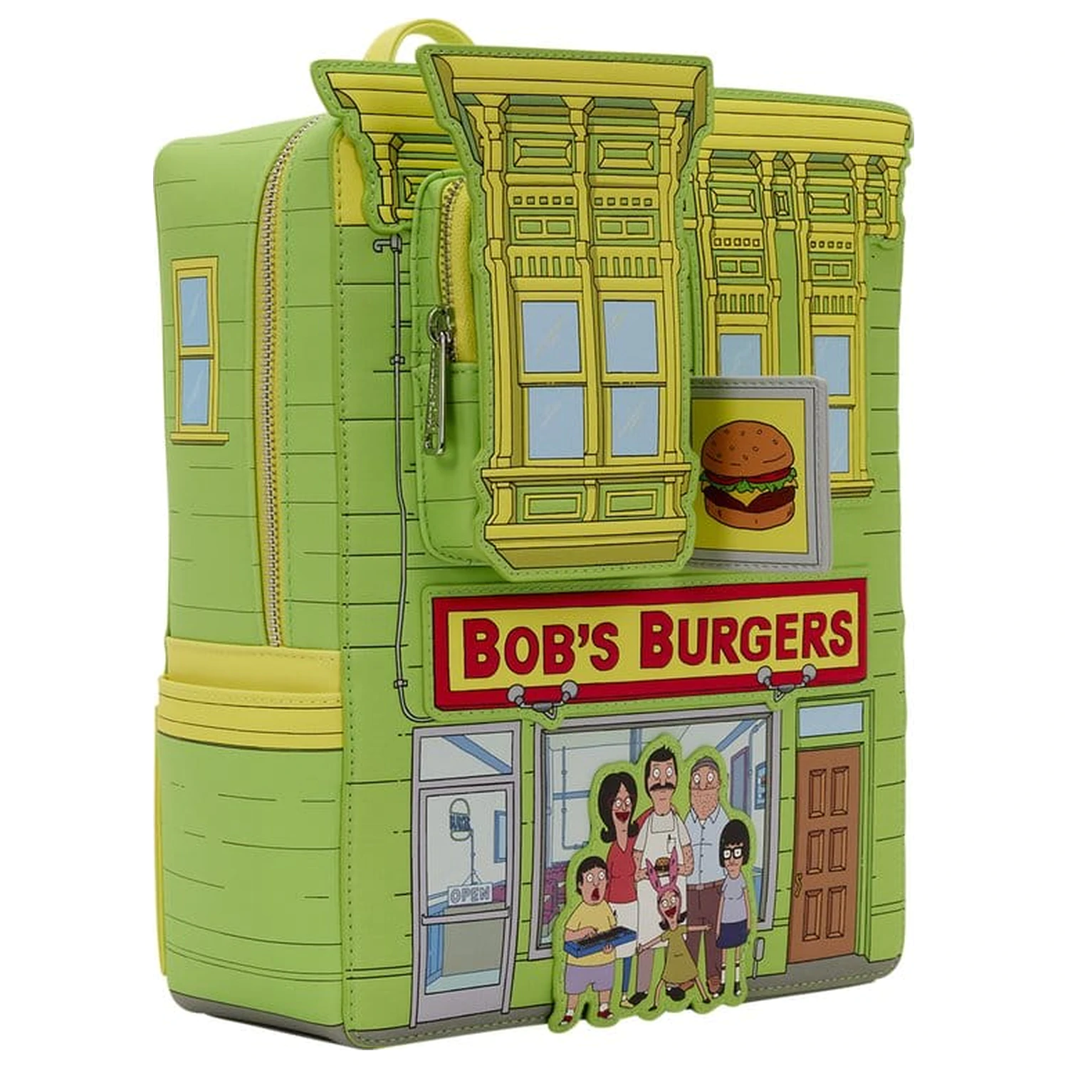 Bob's Burgers by Loungefly Crossbody Tasche mit Münzbeutel Restaurant Produktfoto