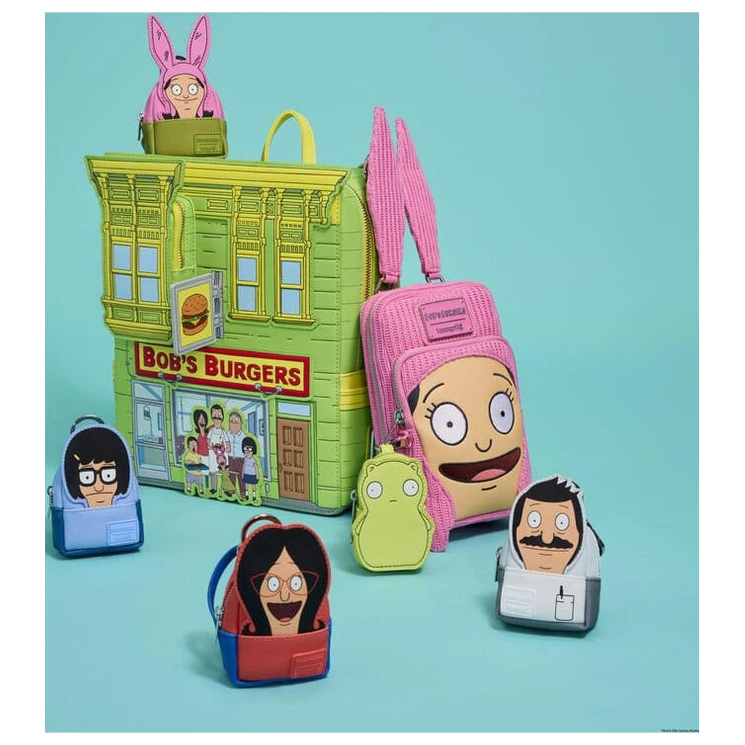 Bob's Burgers by Loungefly Crossbody Tasche mit Münzbeutel Restaurant Produktfoto