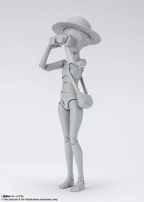 S.H. Figuarts Actionfigur Body Chan Ken Sugimori Edition DX Set (Gray Color Ver.) 13 cm Produktfoto