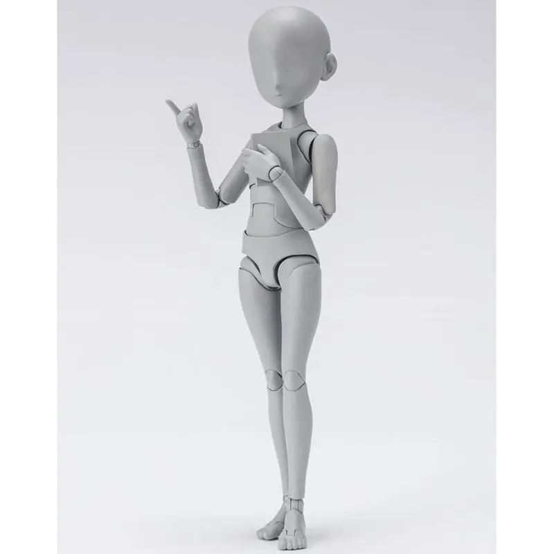 S.H. Figuarts Actionfigur Body Chan Ken Sugimori Edition DX Set (Gray Color Ver.) 13 cm Produktfoto