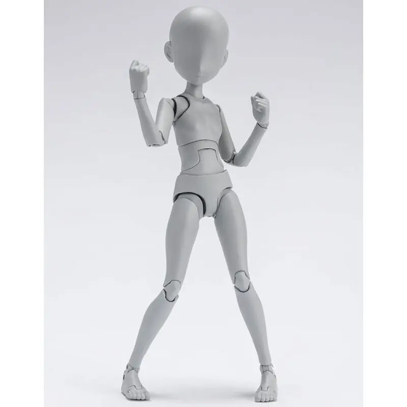 S.H. Figuarts Actionfigur Body Chan Ken Sugimori Edition DX Set (Gray Color Ver.) 13 cm Produktfoto